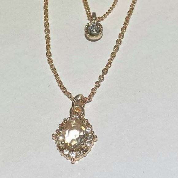 Lauren Conrad 2 Layer Sexy Sun Rose Gold Kylie Jenner Style Necklace Mom Gift - Picture 6 of 12